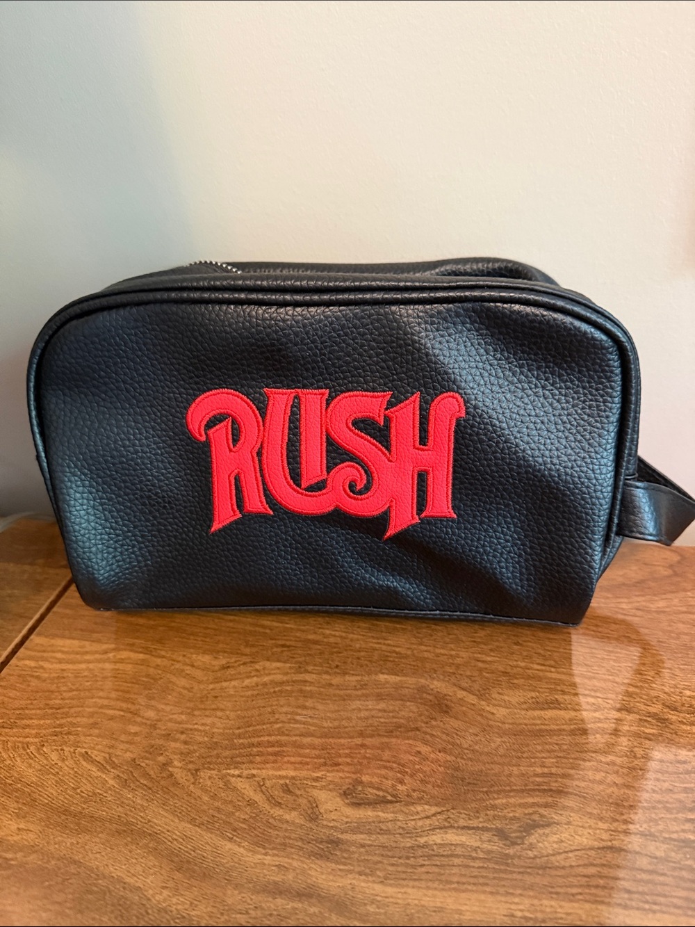 RUSH toiletry bag and ViP lanyard